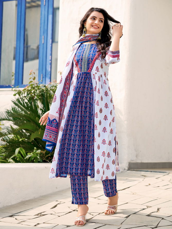 Paradise By Parra Designer Printed Kurti With Bottom Dupatta Wholesale Price In Surat
